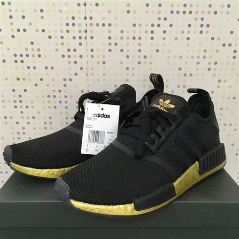 versace x adidas nmd r1 black gold ba7250|adidas Originals NMD R1 .